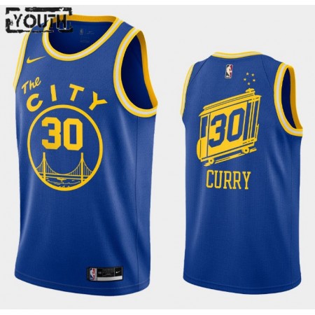 Maillot Basket Golden State Warriors Stephen Curry 30 2020-21 Nike Hardwood Classics Swingman - Enfant